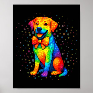 Labrador Hondenliefhebbers Stippen Gelukkige Stipp Poster