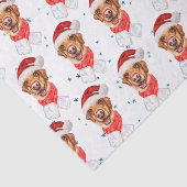 Labrador-hondenras Kerstmis Tissuepapier (Detail)