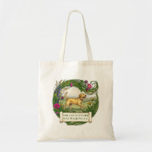Labrador-hondenuitlater Aangepaste Logo Tote Tas