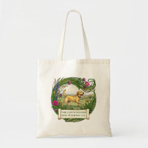 Labrador-hondenuitlater Aangepaste Logo Tote Tas