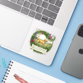 Labrador-hondenuitlater Aangepaste Logo Vinyl Stic Sticker (Laptop met iPhone)