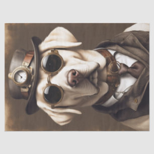 Labrador in Stream Punk kleding tissue papier