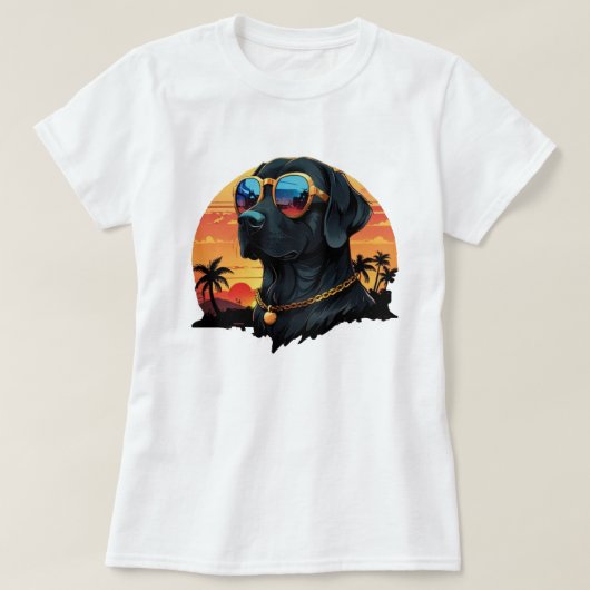 Labrador in Style T-shirt (Design voorkant)
