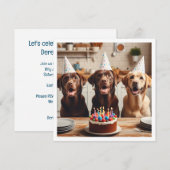 Labrador kaart, Labrador verjaardagskaart, Hond Kaart (Voorkant / Achterkant)