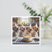 Labrador kaart, Labrador verjaardagskaart, Hond Kaart (Staand voorkant)