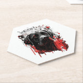 labrador kartonnen onderzetters (Schuin)