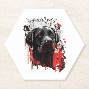 labrador kartonnen onderzetters