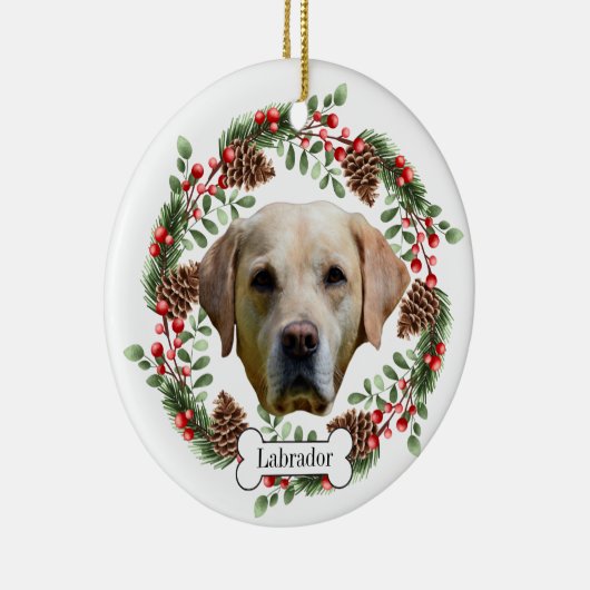 labrador keramisch ornament (Rechts)