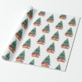 Labrador Kerstboom Cadeaupapier (Uitgerold)