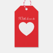 Labrador Kerstcadeau-etiket Cadeaulabel (Achterkant)