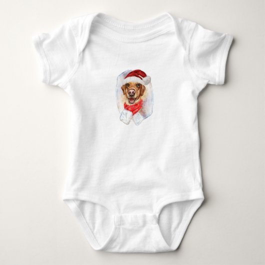 Labrador Kerstcadeaus voor hondenliefhebbers Romper (Voorkant)