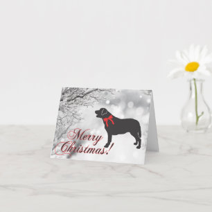 Labrador-kerstkaart Kaart