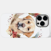 Labrador Kerstkrans Feestelijke Pup Case-Mate iPhone Case (Achterkant (horizontaal))