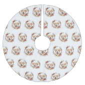 Labrador Kerstkrans Feestelijke Pup Kerstboom Rok (Voorkant)