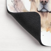 Labrador Kerstkrans Feestelijke Pup Muismat (Hoek)