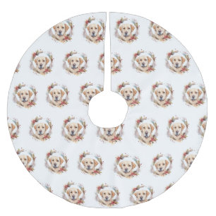 Labrador Kerstkrans Festieve Pup Kerstboom Rok