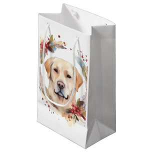 Labrador Kerstkrans Festieve Pup Klein Cadeauzakje