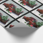 Labrador Kerstmis Cadeaupapier (Hoek)