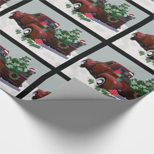 Labrador Kerstmis Cadeaupapier (Hoek)