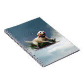 Labrador Kerstmis sneeuw winter Notitieboek (Rechterzijde)