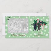 Labrador Kerstschilderij Fotokaarten Feestdagenkaart (Voorkant)