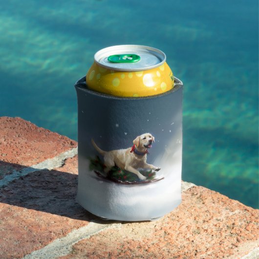 Labrador Kerstsneeuw winter Blikjeskoeler (Insitu Zwembad)