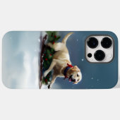 Labrador Kerstsneeuw winter Case-Mate iPhone Case (Achterkant (horizontaal))