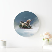 Labrador Kerstsneeuw winter Grote Klok (Huis)