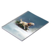 Labrador Kerstsneeuw winter Notitieboek (Linkerzijde)