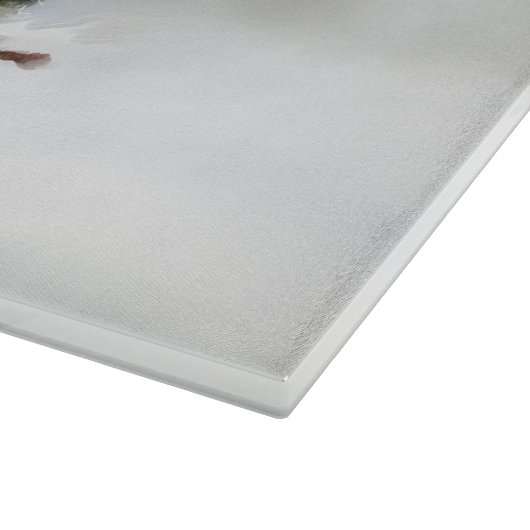 Labrador Kerstsneeuw winter Snijplank (Hoek)