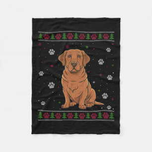 Labrador Kersttrui Xmas Huisdier Dierenliefde Fleece Deken