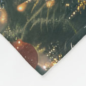 Labrador kerstvakantie fleece deken (Hoek)