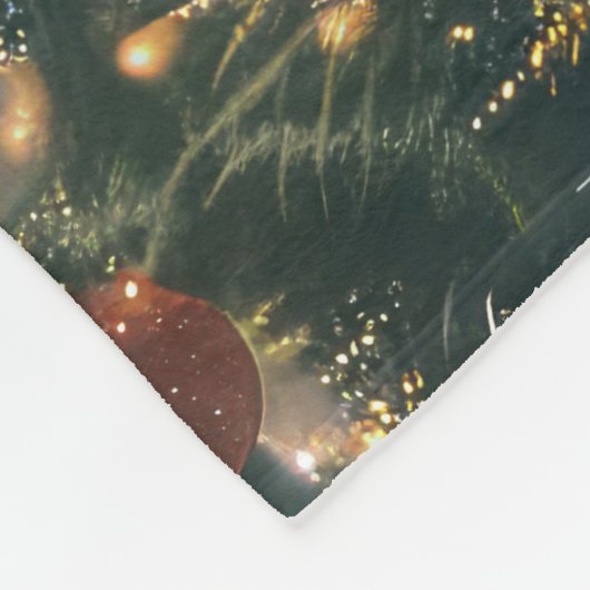 Labrador kerstvakantie fleece deken (Hoek)