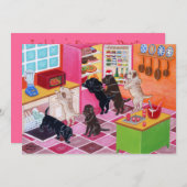 Labrador Keukenfeest Schilderij Kaart (Voorkant / Achterkant)