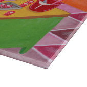 Labrador Kitchen Party Painting Snijplank (Hoek)