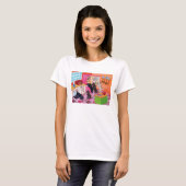 Labrador Kitchen Party Painting T-shirt (Voorkant volledig)
