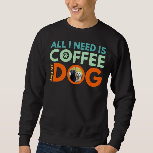 Labrador Koffie Trui (Voorkant)