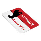 Labrador Lab Catahoula Feed Me Hungry Magnet Sign Magneet (Rechterzijde)