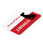 Labrador Lab Catahoula Feed Me Hungry Magnet Sign Magneet (Linkerzijde)