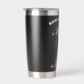 Labrador Labrador Dog Labrador Beware Master Geïsoleerde Drinkbeker (Rechts)