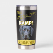 Labrador Labrador Dog Labrador Geïsoleerde Drinkbeker (Voorkant)