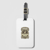 Labrador Lady Dog Crown Schild_1 Bagagelabel (Voorkant (verticaal))