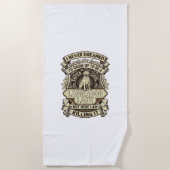 Labrador Lady Dog Crown Schild_1 Strandlaken (Voorkant)
