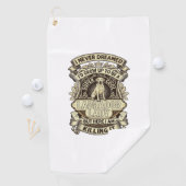 Labrador Lady Dog Crown Shield_1 Golfhanddoek (Insitu)