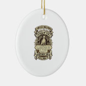 Labrador Lady Dog Crown Shield_1 Keramisch Ornament (Rechts)