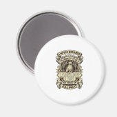 Labrador Lady Dog Crown Shield_1 Magneet (Voorkant / Achterkant)