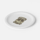 Labrador Lady Dog Crown Shield_1 Papieren Bordje (Gekanteld)