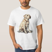 Labrador : Leuke & Grappige hondenliefhebber Colle T-shirt (Voorkant)