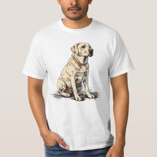 Labrador : Leuke & Grappige hondenliefhebber Colle T-shirt (Voorkant)
