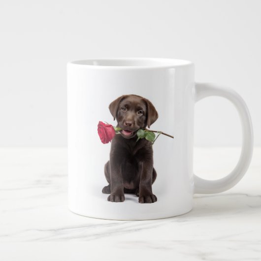 Labrador Liefde Grote Koffiekop (Rechts)